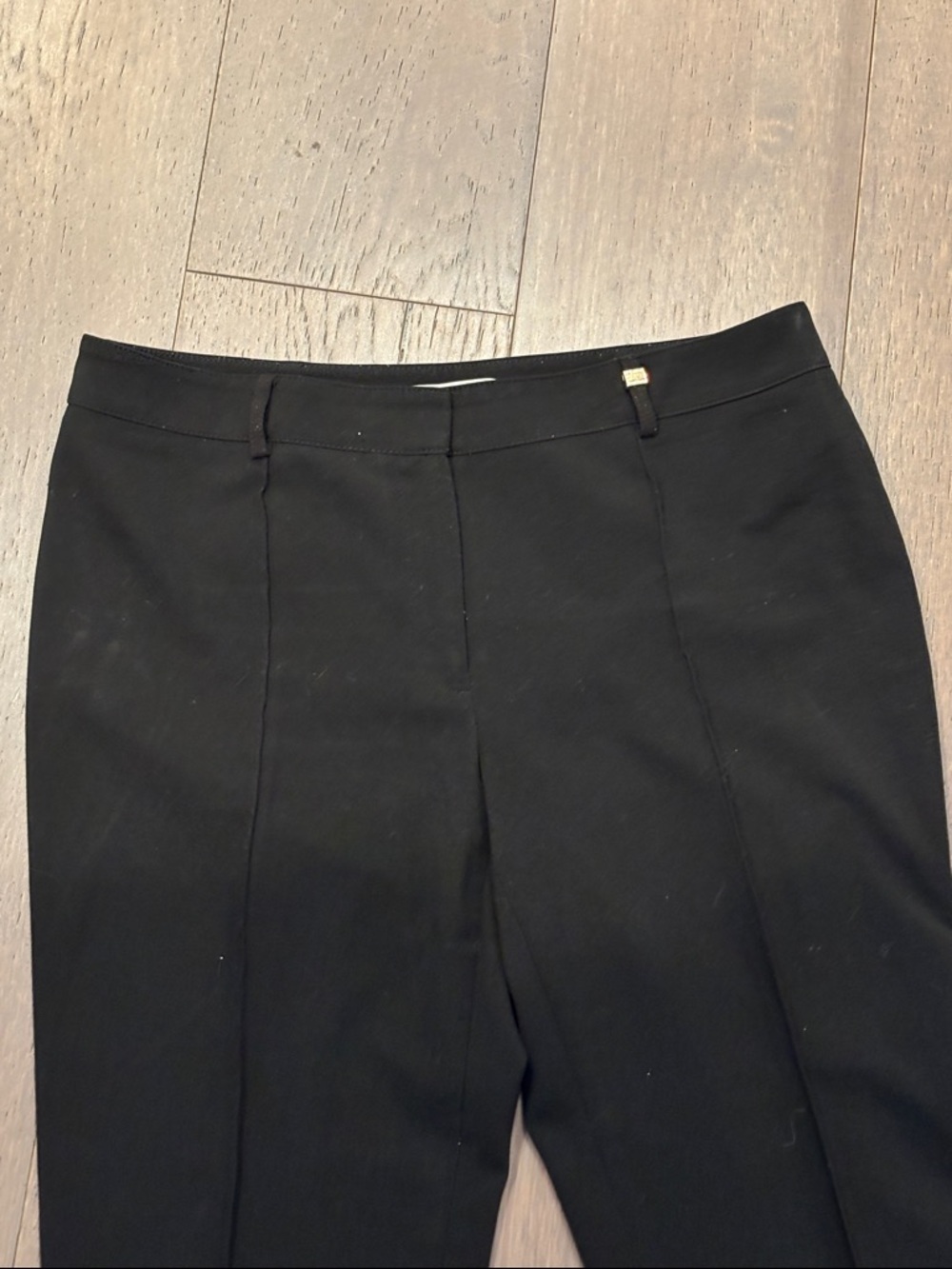 Calvin Klein Black Straight-Leg Trousers and 5th Avenue Top - Picture 4 of 5